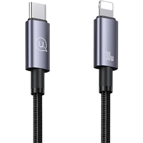Usams USB-C TO LIGHTNING KABEL 30W 0,25M HITRO POLNILO STEEL ZA IPHONE, (21980520) Cene
