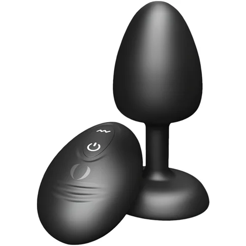 Dorcel - analni vibrator s kuglicama s daljinskim upravljanjem M - (crna)