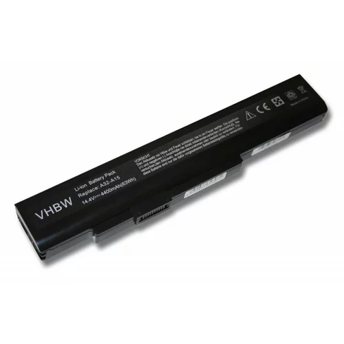 VHBW Baterija za Medion Akoya E6221 / Erazer X6815 / MSI A6400, 14.4V, 4400 mAh
