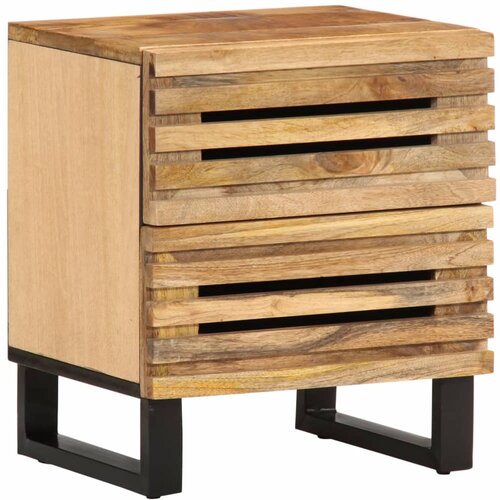 Maison Chic Dvo delni komplet Nočne omarice - Nočne mize 40x34x46 cm trden robusten mangov les, (21688627) Slike