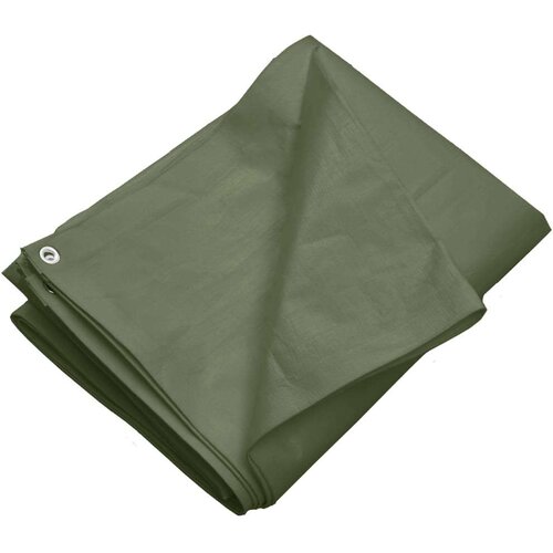 VidaXL Cerada 260 g/m&amp;sup2; 4x4 m zelena HDPE Slike