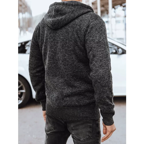 DStreet Men's insulated dark grey sweater