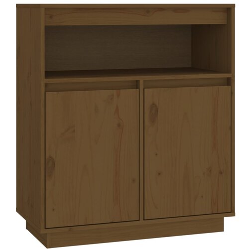 Maison Chic Komoda - Predalnik medeno rjava 70x34x80 cm trdna borovina, (21717957) Slike