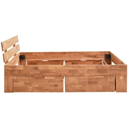 Livetastic postelja s predalom 180 cm x 200 cm , barve hrasta Slike