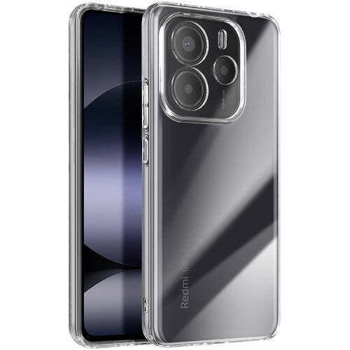 AVIZAR Ovitek za Xiaomi Redmi Note 14 4G iz mehkega silikona, odporen na udarce, Prozorno, (5000011916) Cene