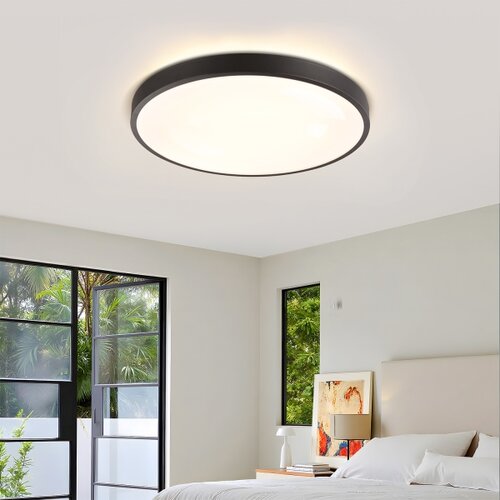  Brilagi - LED prigu&amp;scaron;iva svetiljka GLASS POOL DOUBLE LED/60W/230V 50 cm crna + daljinski upravljač Slike