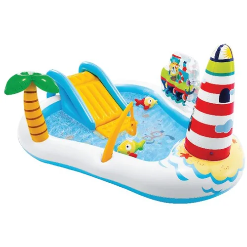 Intex Napihljiv igralni center Fishnig Fun (218 x 188 x 99 cm, umetna masa, 182 l)