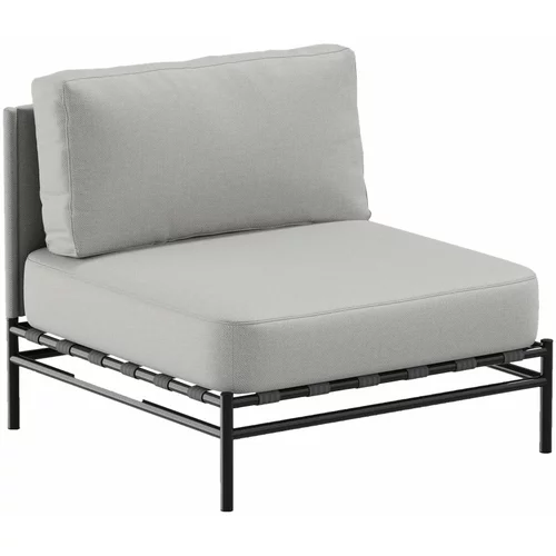 Sit Sit Svetlo siv modul vrtne sedežne garniture (sredinski modul) Dandy –