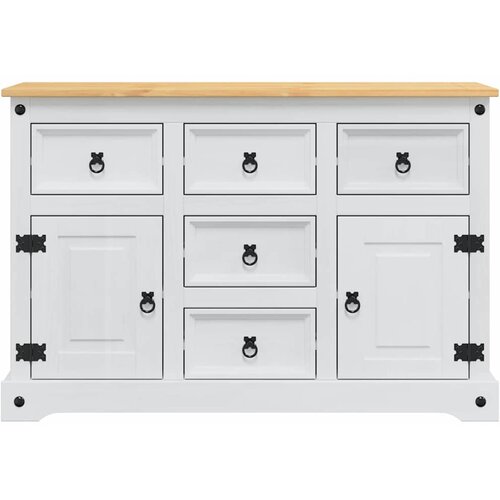 Kutije za pohranu s ladicama Corona Bijelo 112 x 40 x 75 cm Slike