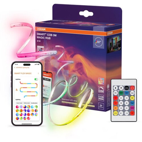 Osram LED RGB prigu&scaron;iva traka SMART+ MAGIC 5m LED/35W/230V Wi-Fi + daljinski upravljač Cene