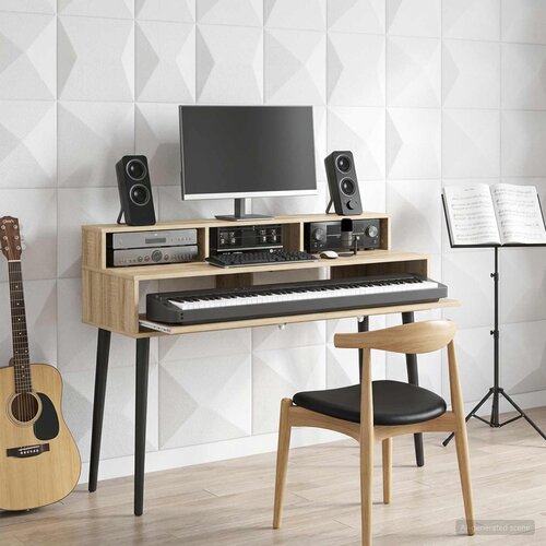 Studio radni stol Hrast sonoma 110 x 42,5 x 36 cm Cijene