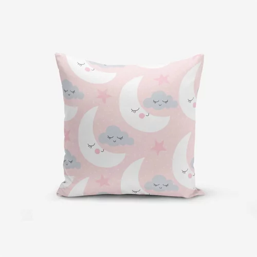 Minimalist Cushion Covers jastučnica s primjesom pamuka With Points Moon And Cloud, 45 x 45 cm