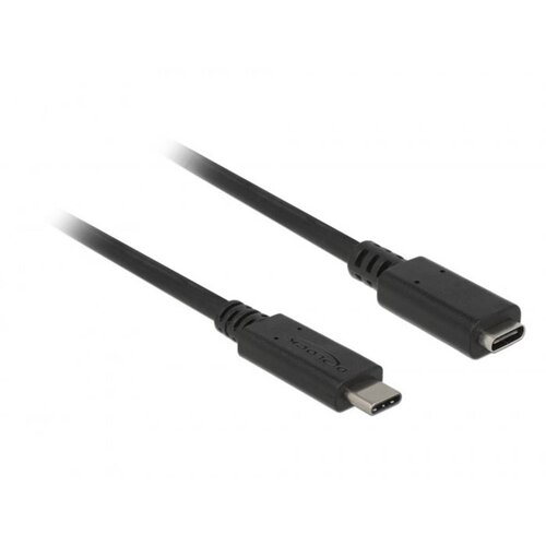 Delock USB kabel USB 3.2 gen. 1 (USB 3.0) USB-C&reg; vtič\, USB-C&reg; vtičnica 1.50 m črna 85534, (20416405) Cene