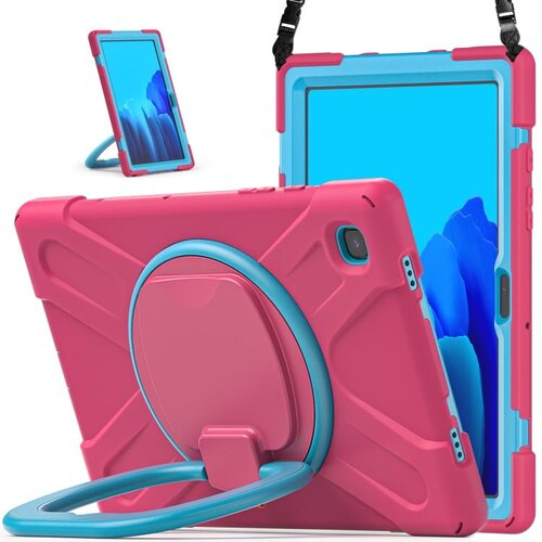 NIKCORP Oklepen ovitek za Samsung Galaxy Tab A 10.1, 360&deg; vrtljivo stojalo, ročaj in trislojna za&scaron;čita, roza, (5000139291) Cene