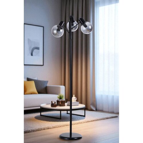 Opviq Siva i Crna Podna Lampa 8947-1 Cene