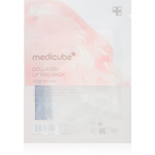 MEDICUBE Collagen Lifting Mask učvrstitvena kolagenska maska 27 g Slike
