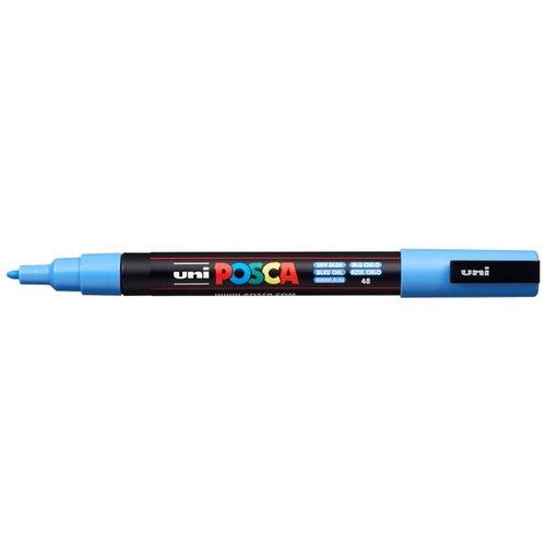  Marker UNI POSCA PC-3M 0.9 - 1.3 MM sky blue (48) Cene