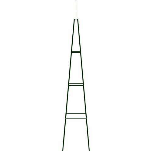 vidaXL Vrtni stalci za penjačice 2kom tamnozeleni 35x35x195 cm željezo Cene