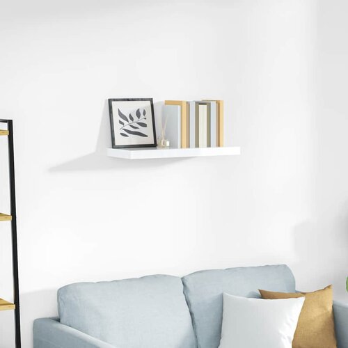 Plutajuća zidna polica visoki sjaj bijela 60x23,5x3,8 cm MDF Cijene