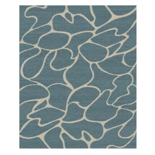  Tepih outdoor slonova kost/srebrno/plavi 60x110cm Cene