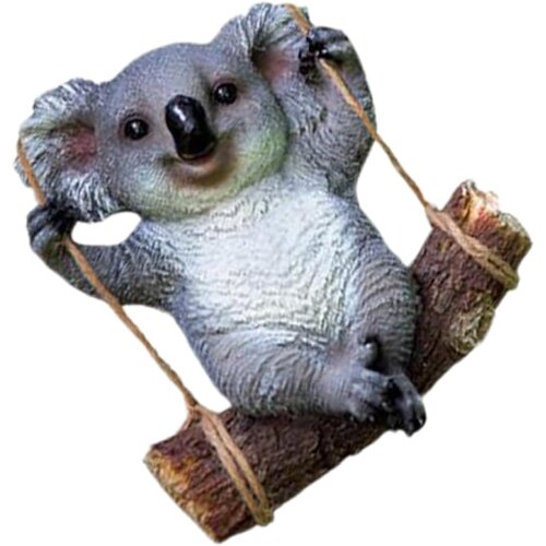 Generic Resin crafts decoration hanging car accessories outdoor Christmas koala pendant flower pot hug car hanging pendant photo props animal pendant swing statue table decorations, (21065480) Cene