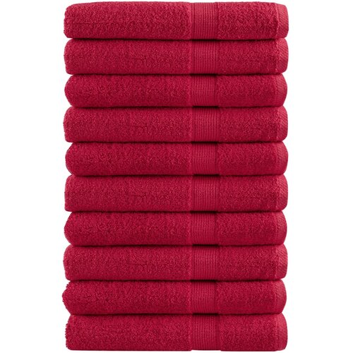 vidaXL Premium brisače SOLUND 10 kos rdeča 100x200 cm 600 g/m2, (21409933) Cene