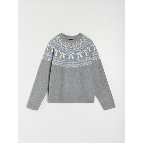 Sinsay Džemper s božićnim motivom s udjelom vune Cijene