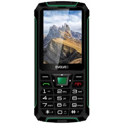 Evolveo GSM aparat StrongPhone W4 črno zelen Cene