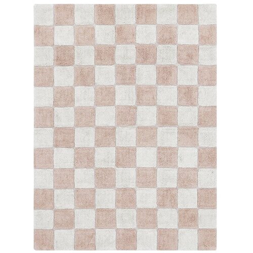 Lorena Canals Svijetlo ružičasti/krem periv/ručno rađen pamučan tepih 120x160 cm Kitchen Tiles Rose &amp;ndash; Slike