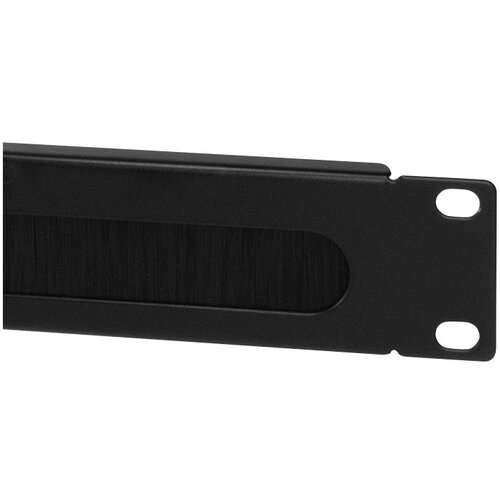 Logilink 19 cable entry 1U with brush strip, black, ORCEB1B Slike