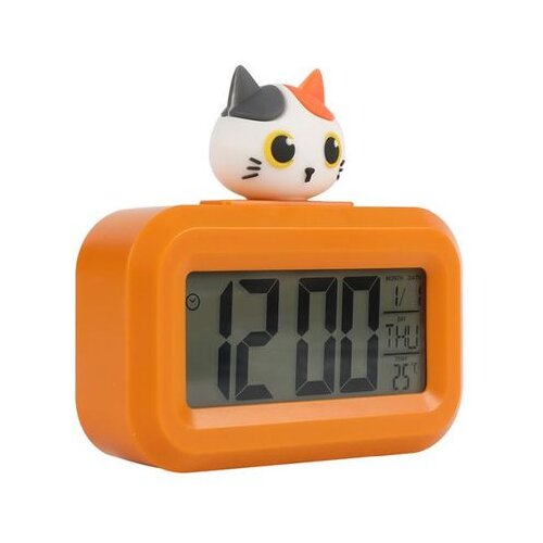 i-Total Sat Budilnik Cats Digitalni Narandzasti XL2836 Cene