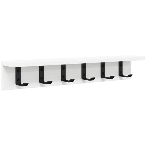  Vje&amp;scaron;alica za kapute na zidu Zidne Bijelo 60 x 10,5 x 10,5 cm Slike
