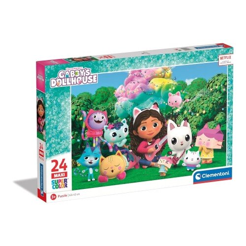 Clementoni puzzle maxi 24 gabbys dollhouse ( CL28520 ) Slike