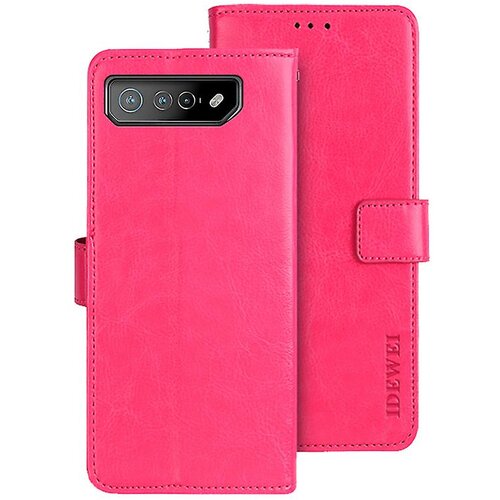 INORCO Idewei za Asus Rog Phone 7 5g ovitek za telefon s stojalom Crazy Horse Texture Pu usnje+tpu denarnica, (22035475) Slike