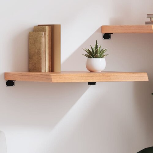  Zidna polica svjetlosmeđa 60x50x(2-6) cm obrađena hrastovina Cijene