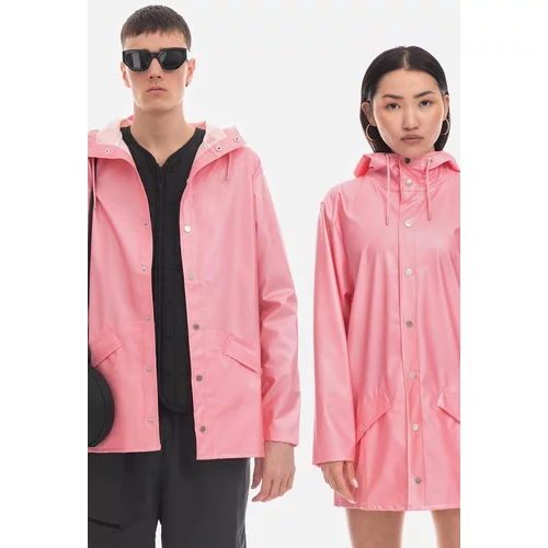 Rains Jakna Essential Jacket roza barva