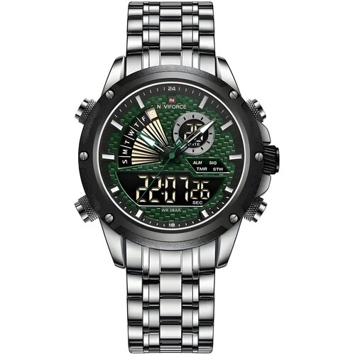 Sat NAVIFORCE RI-29602 - Srebrna / Crna / Zelena KP29602 Cijene