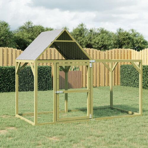 vidaXL Kokošinjac 200 x 100 x 150 cm od impregnirane masivne borovine Cijene