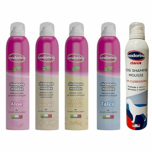 Inodorina šampon za suvo pranje Mousse Clorex 300ml Slike