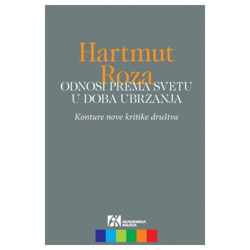 Akademska Knjiga Odnosi prema svetu u doba ubrzanja - Rosa Hartmut Slike