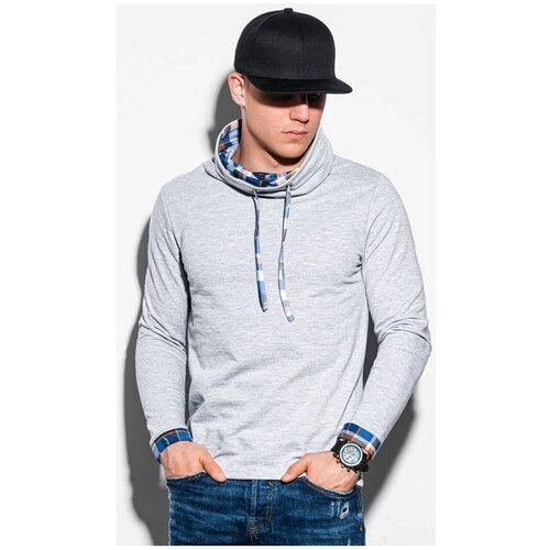 Ombre Puloverji Mo&amp;scaron;ki pulover (B1015GREY) pisana Slike