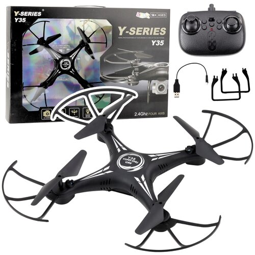  Dron Y-35 Zdalnie Sterowany Lekki Żyroskop Obr&amp;oacute;t 360&amp;deg; Czarny Slike