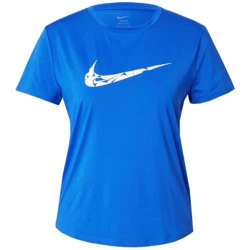 Nike Funkcionalna majica 'ONE SWSH HBR' kraljevo modra / bela