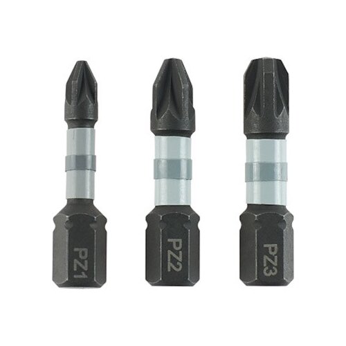 Einhell PZ123 - 3-del set impaktor bitova SB, PZ1, PZ2, PZ3 Slike