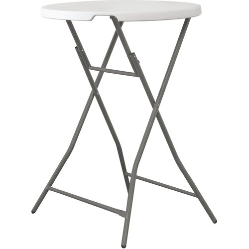  Okrugli barski sto 80 cm, beli Cene
