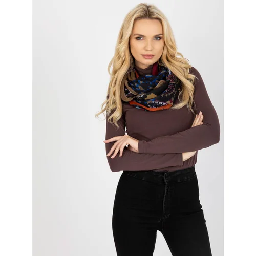 Fashion Hunters Women's black viscose scarf scarf