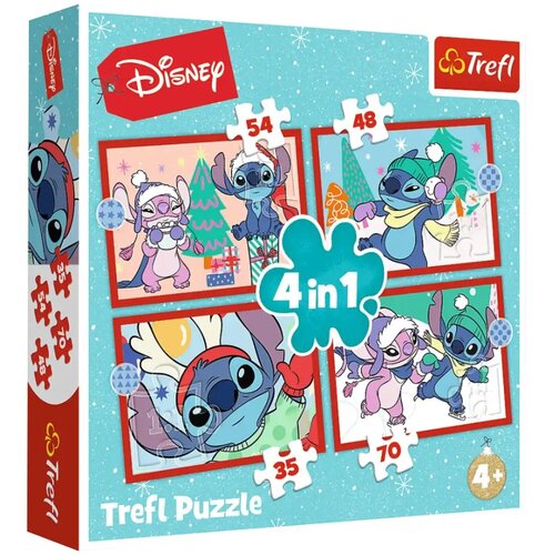 Trefl Stitch 4 u 1 s 35-48-54-70 dijelova puzzle Cene