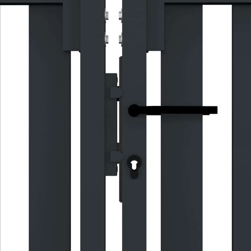  Dvostruka vrata za ogradu od čelika 306 x 175 cm antracit Cijene