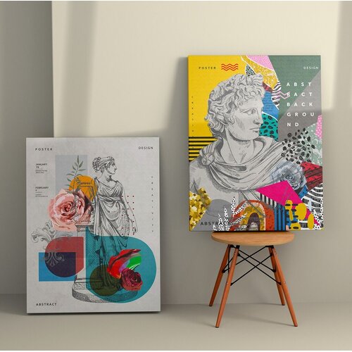 Wallity Zidna dekoracija 2KNV4311, 70 x 100cm, 2 komada Cijene