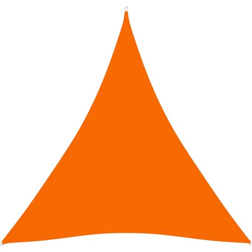 vidaXL Senčno jadro oksford blago trikotno 4,5x4,5x4,5 m oranžno Cene
